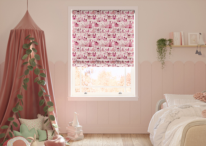 Magic Castle, Princess Pink - Roman Blind - Image 3
